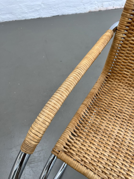 Image 1 of Thonet MR20 armchair Mies van der Rohe wickerwork 1960s S533 Bauhaus design