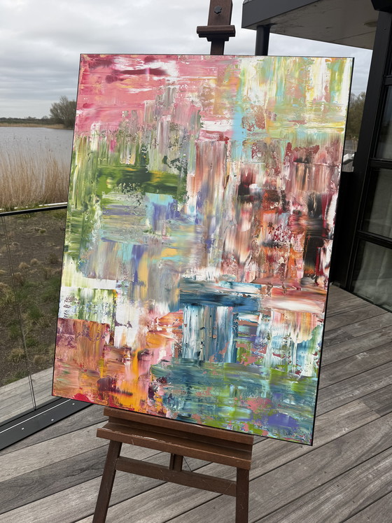 Image 1 of Artwork incl. floating frame 120x90cm
