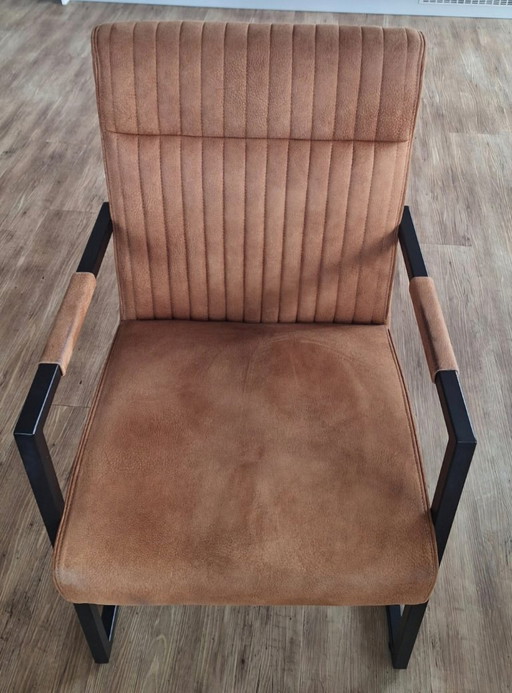 Set van 4 industriële eetkamerstoelen 