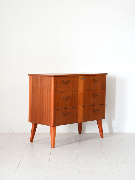 Image 1 of 1950s/60s Scandinavian Teak Chest by Thor Bengtsson