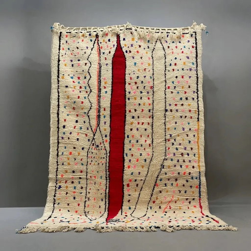 Tapis berbère azilal tissé main artisanale authentique 150/250 cm