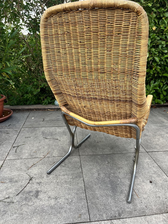 Image 1 of Dirk van Sliedrecht 514c rieten fauteuil