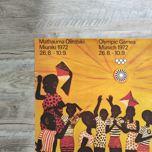 Munich 1972 Olympics Poster