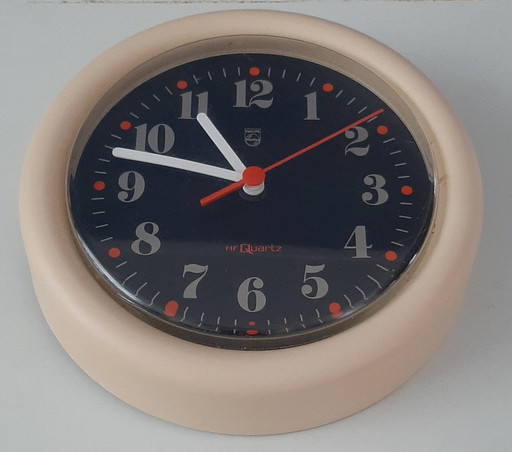 Vintage wall clock Philips 1970s