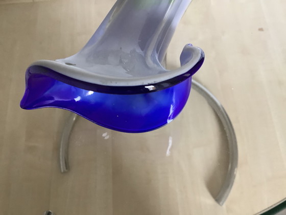 Image 1 of Handgemaltes Art-Deco-Gemalt-Vasje