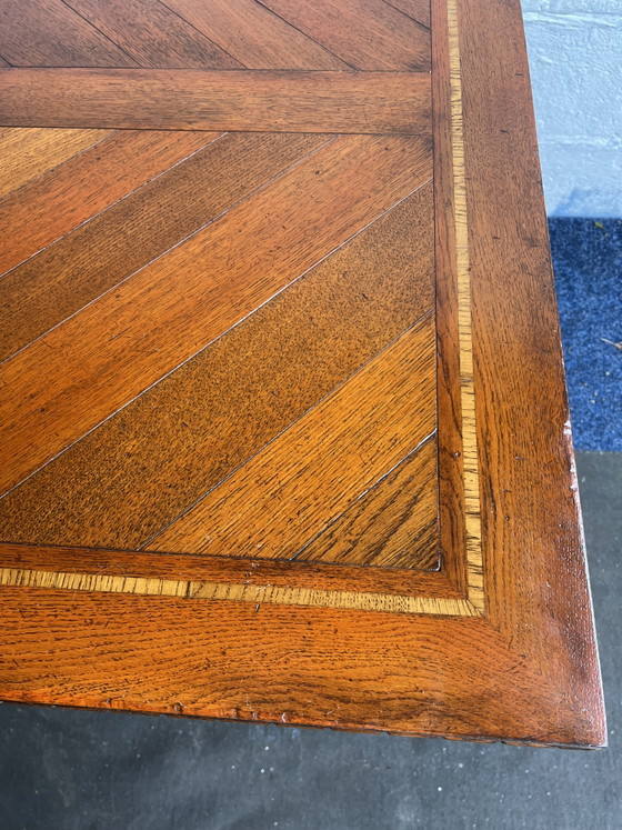 Cherry wood Art Nouveau RAC Royal antique dining table (photo 3 of 12)