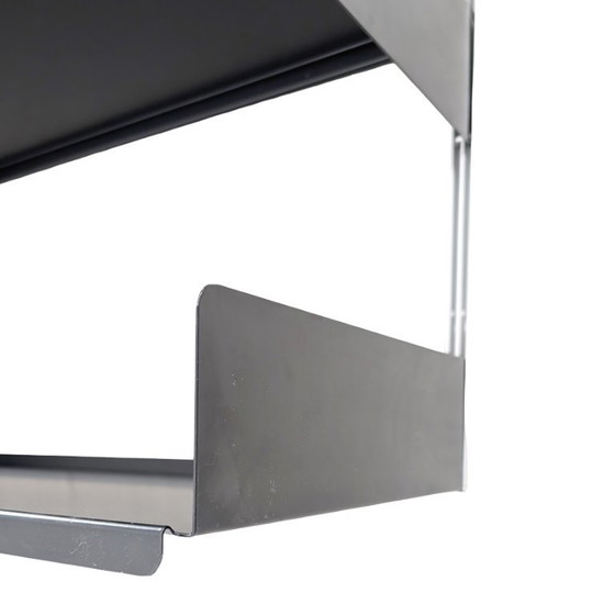 Image 1 of Étagère murale Dieter Rams 606, buffet noir Vitsoe, design Bauhaus