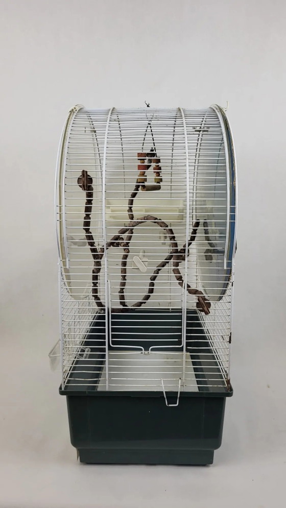 Vintage free standing bird cage – Decorative Objects, Plastic (photo 9 of 12)