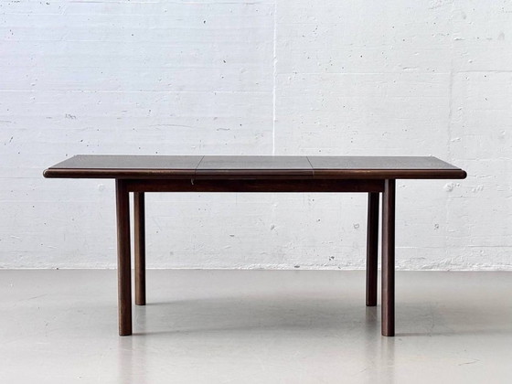 Extendable mid-century dining table in dark wood – 1960s/70s (photo 3 of 15)