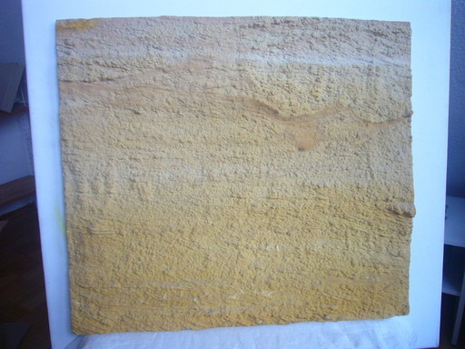 genuine sand sediment relief picture / work of art of geolog. nature