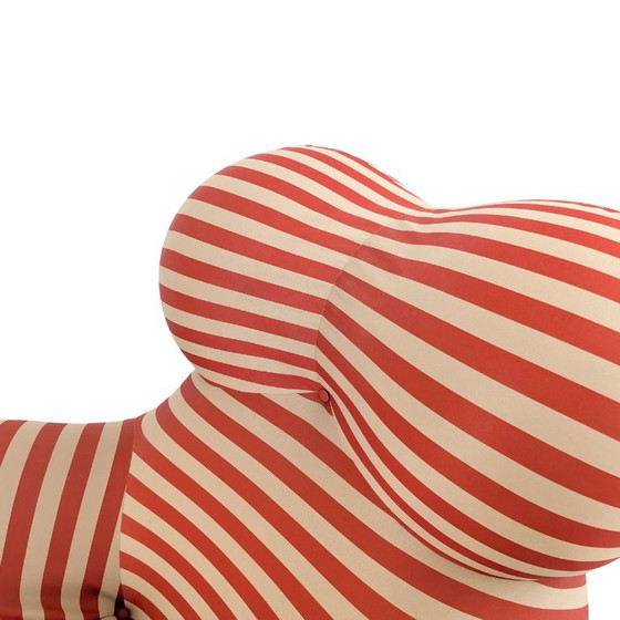 Gaetano Pesce UP Armchair with Ottoman B&B Italia Vintage Orange, Textile, Beige (photo 7 of 13)