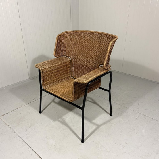 Image 1 of Sedia in rattan Wouter Fens Gebr. Jonker Paesi Bassi anni '60