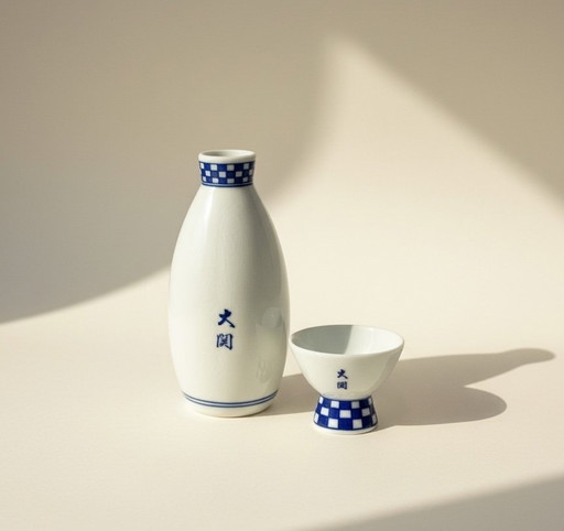 Japanese sake ochoko set