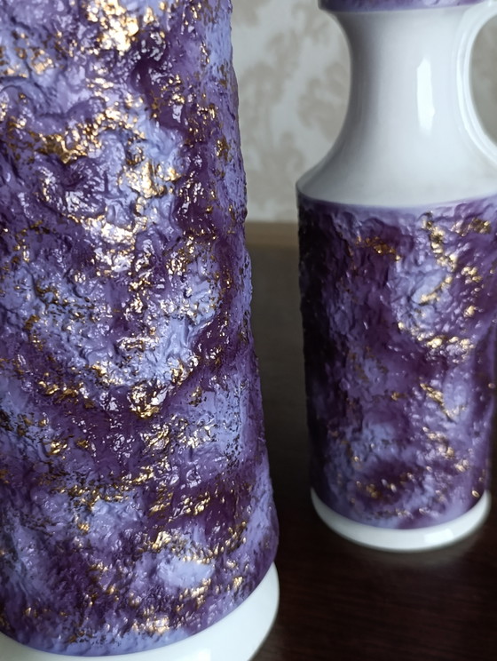 Vintage Royal Porzellan Bavaria KPM Vase Set – KPM Royal, Porcelain (photo 7 of 10)