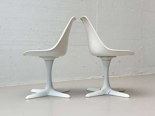 Chaises tulipes de Maurice Burke pour Arkana, années 1960