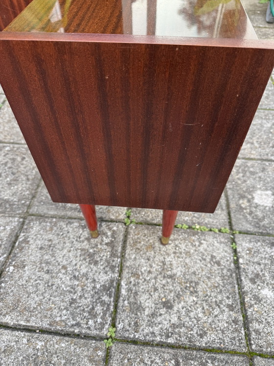 Coppia di Comodini Vintage in Laminato – Legno, Ottone (photo 6 of 12)