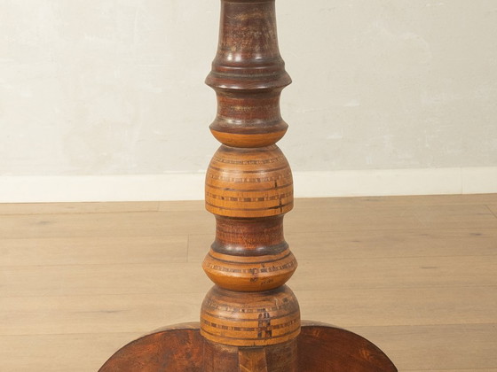 Antieke bijzettafel met inlegwerk, rond 1850 – Hout (photo 7 of 7)