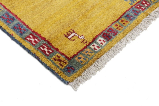 Image 1 of Original Persian carpet Gabbeh Ghashghai oriental carpet 185 cm x 110 cm old natural