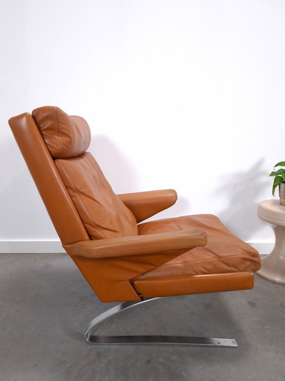 Poltrona Vintage COR Swing con pouf, Reinhold Adolf, Pelle Cognac – Poltrone (photo 13 of 22)