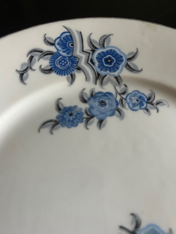 Image 1 of Two Art Deco Porcelain Dishes by F. Legrand & Cie