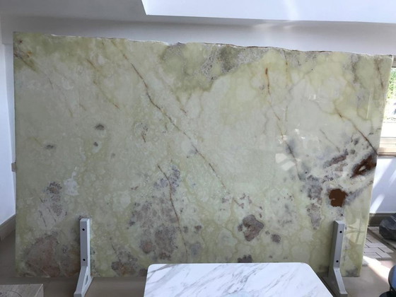 Solid Oval Marble Dining Table – Natural Stone Table – NDONI Natursteine (photo 11 of 13)