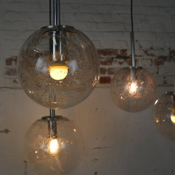 Image 1 of 5x lampade a sospensione a sfera in vetro