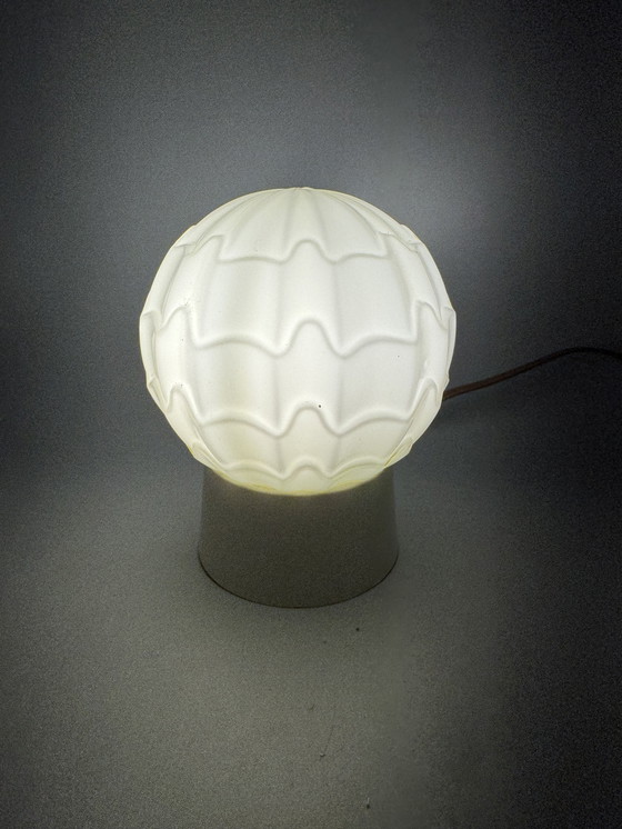 Image 1 of Thabur lamp met sculpturale glazen kap
