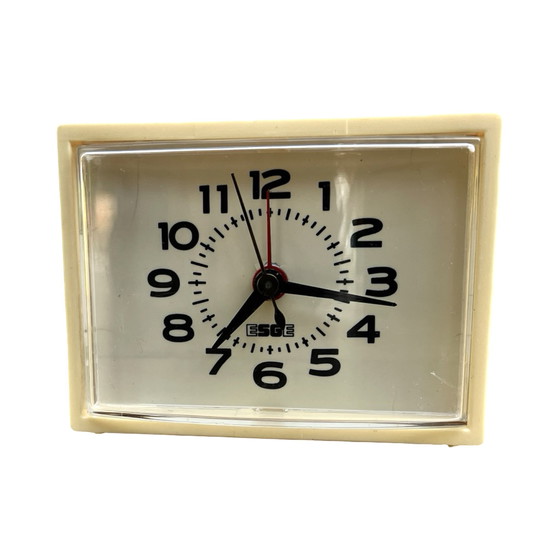 Image 1 of Modernist electric alarm clock ESGE, Germany, 1970s.