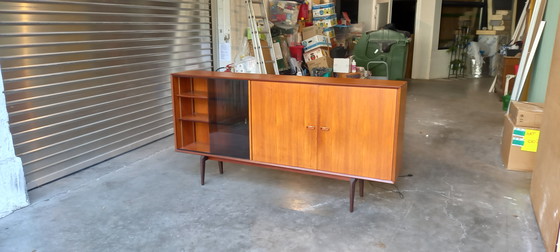 Image 1 of Sideboard Vintage Oswald Vermaercke V-form 1960's 