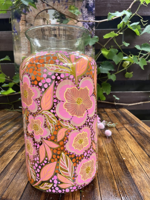 Hand-painted vase