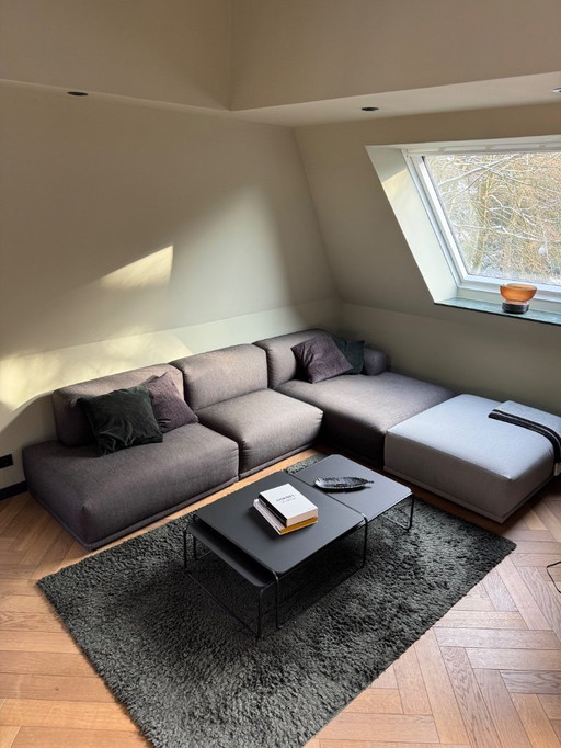 Divano modulare Muuto Connect 3 posti + pouf Muuto