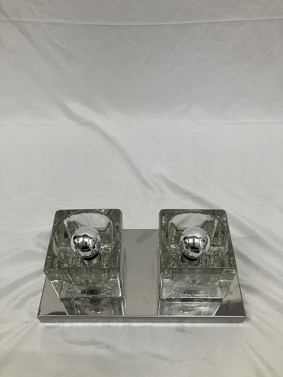 Image 1 of Applique ou plafonnier « Ice Cube » de Peill & Putzler, années 1970