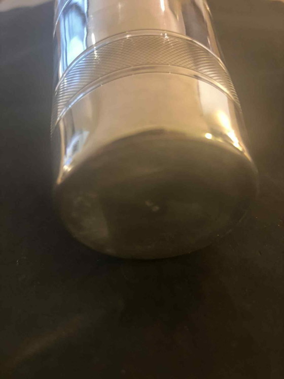 Image 1 of shaker à cocktail Art Déco vintage plaqué argent