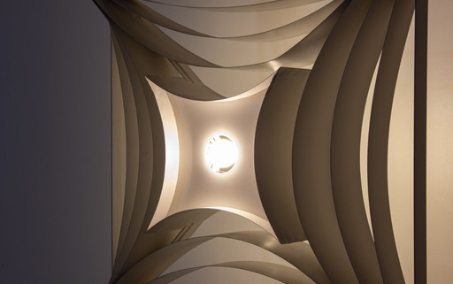 Architektonische Wand- oder Deckenleuchte, Belgien, 1960er Jahre