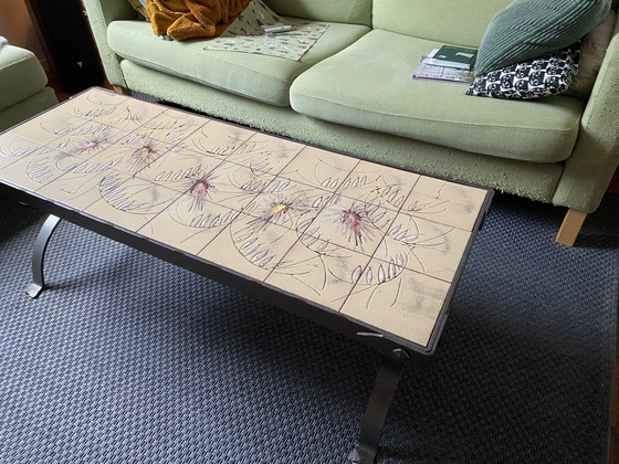 Image 1 of Vallauris la Roue coffee table (damaged)