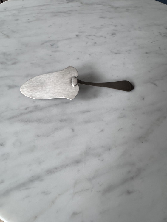 Image 1 of Vintage Solid Silver Serving Set – Cake Server (830) & Tongs (800) – 143g Total