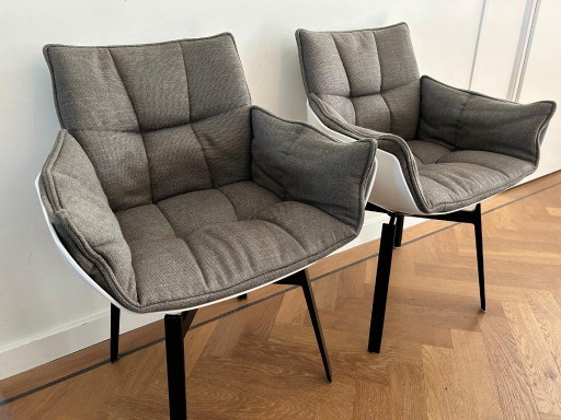 2 prachtige B&B Italia Husk design stoelen