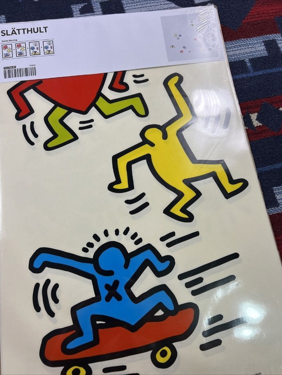 Image 1 of IKEA X Keith Haring, adesivi murali Slätthult