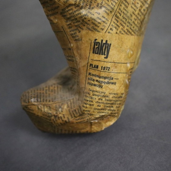 Image 1 of Lebensgroße Skulptur „Laufende Figur“ von Karol Broniatowski, 1972