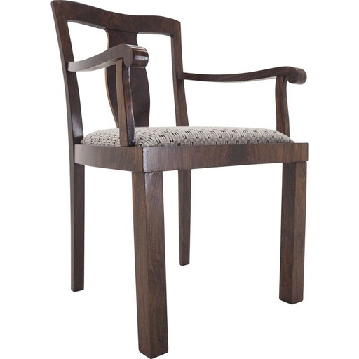 Poltrona Art Déco vintage anni '30