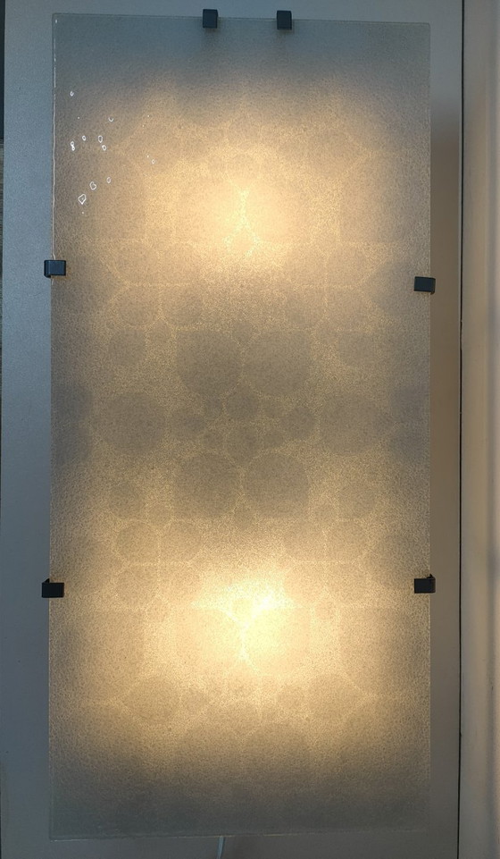 Image 1 of Applique murale Gyllen design Ikea vintage des années 90 blanc/blanc gris (design par Julia Treutiger)