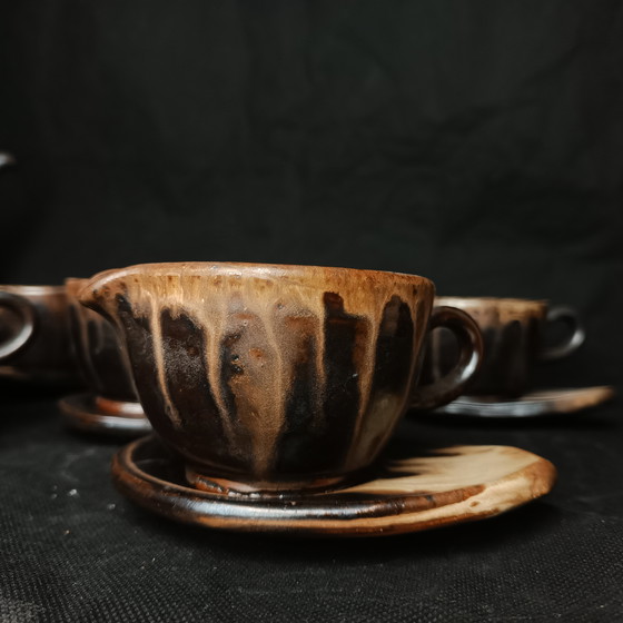 Image 1 of Service à Thé du Céramiste Belge Marcellus Aubry