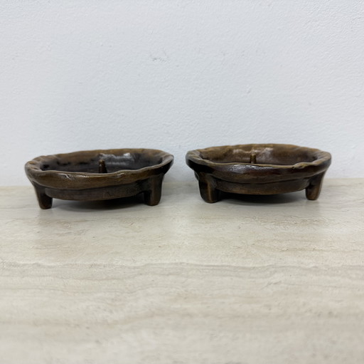 Set van 2 Horst Dalbeck kandelaars, 1970