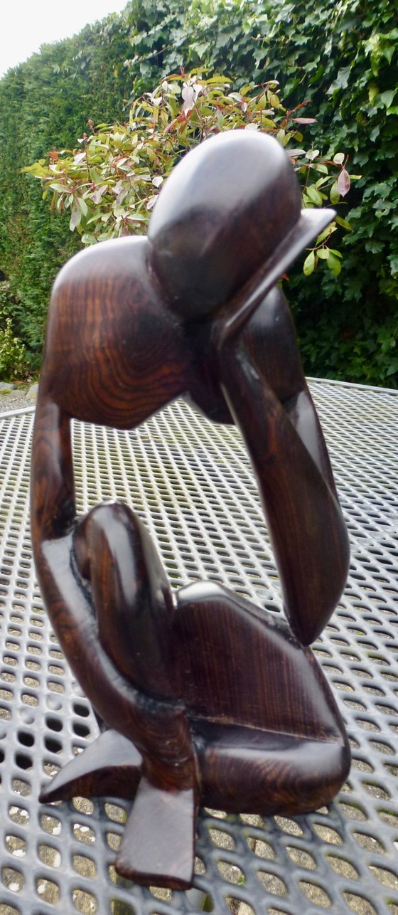 Image 1 of „Der Denker“, inspiriert von Auguste Rodin.