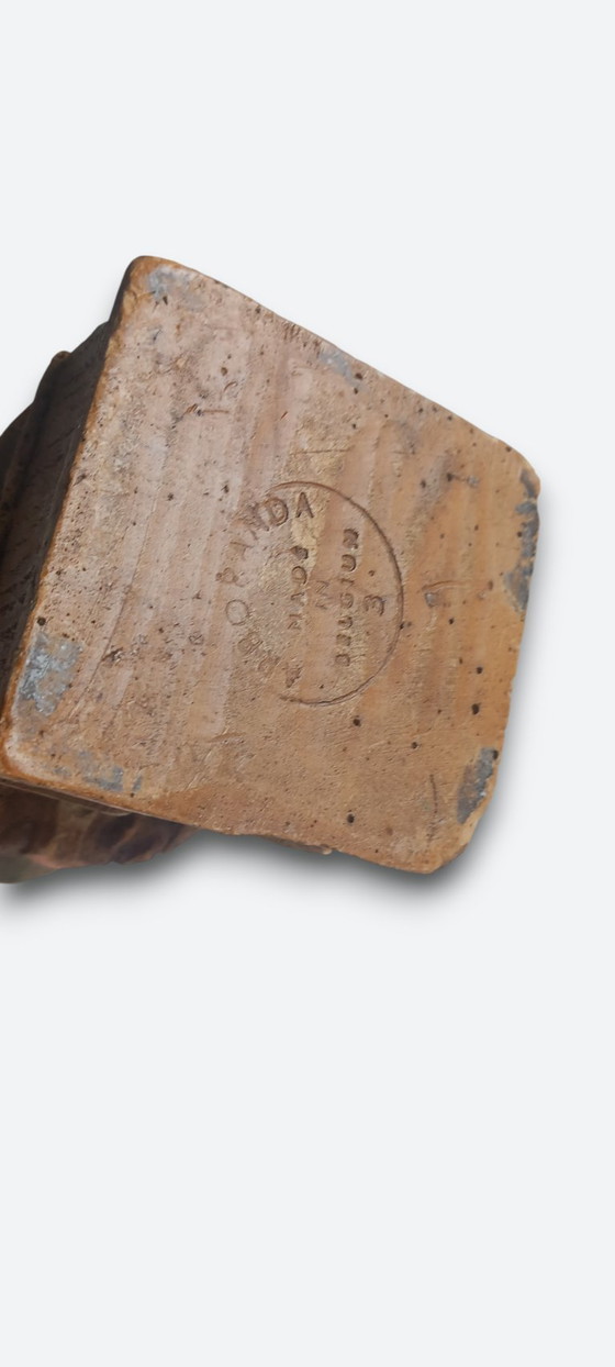 Image 1 of Tijl en Nele Uilenspiegel – Boekensteunen (2) – Arbopanda – Made in Belgium – ca. 1960–1970