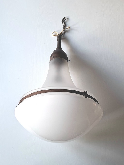 Art Deco Luzette hanglamp van Peter Behrens