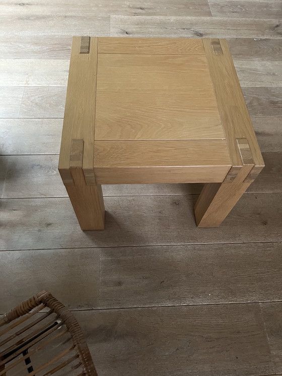 Image 1 of Karel Mintjens Salontafel Eikenhout 