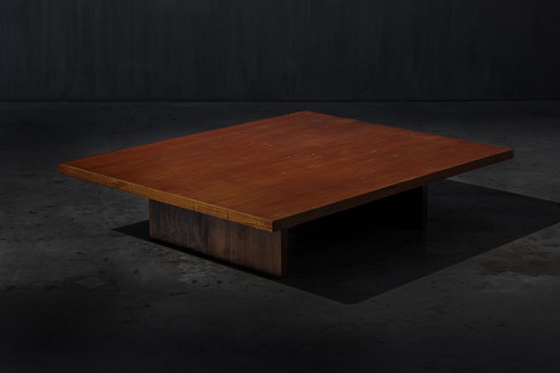 Table basse en bambou par Axel Vervoordt, Belgique, années 1980