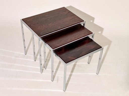 Tables d'appoint Pastoe – bijzettafels, Metal, Vintage (photo 2 of 15)