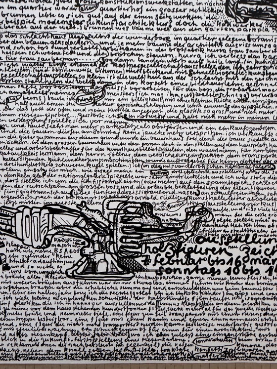 Bernhard Luginbühl, Kestnergesellschaft Hannover, ca. 1990, vintage tentoonstellingsposter – Paper (photo 3 of 10)